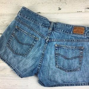 BKE Jersey light blue denim shorts size 28